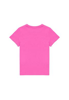 Çocuk Pembe Bisiklet Yaka Tişört - 50266039060