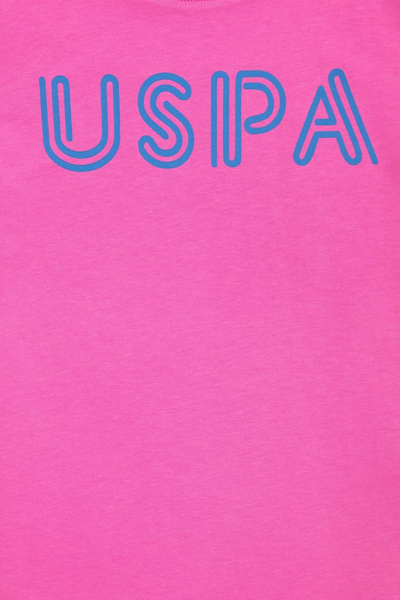 Çocuk Pembe Bisiklet Yaka Tişört - 50266039060