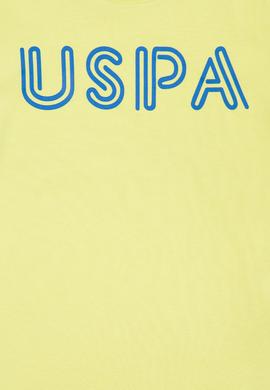 Çocuk Neon Sarı Bisiklet Yaka Tişört - 50266039078