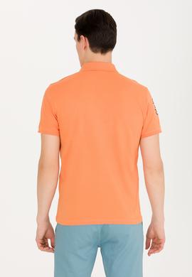 Erkek Turuncu Basic Polo Yaka Tişört - 50264891129