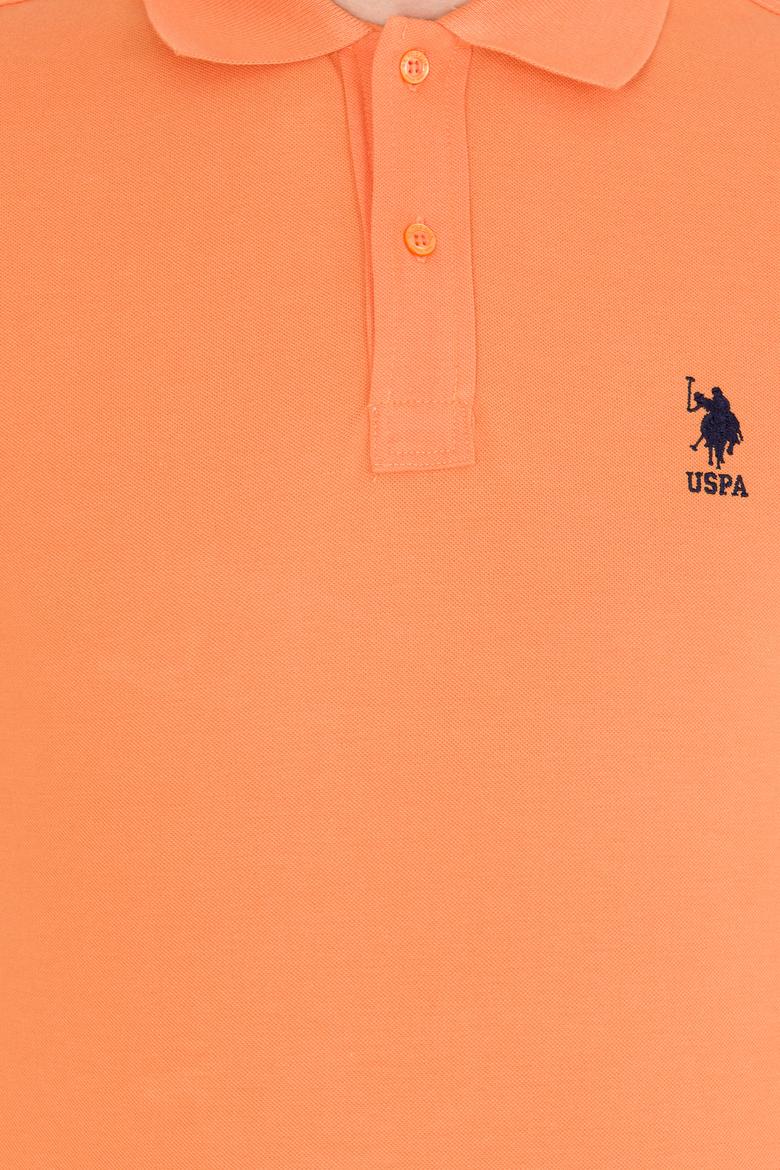 Erkek Turuncu Basic Polo Yaka Tişört - 50264891129