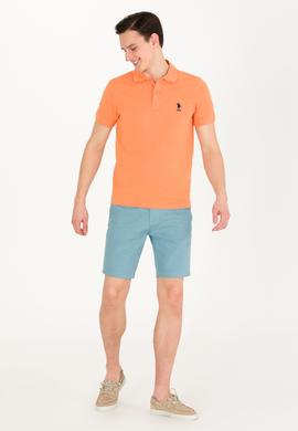 Erkek Turuncu Basic Polo Yaka Tişört - 50264891129