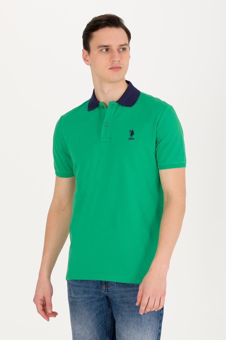 Erkek Yeşil Polo Yaka Tişört - 50264895059