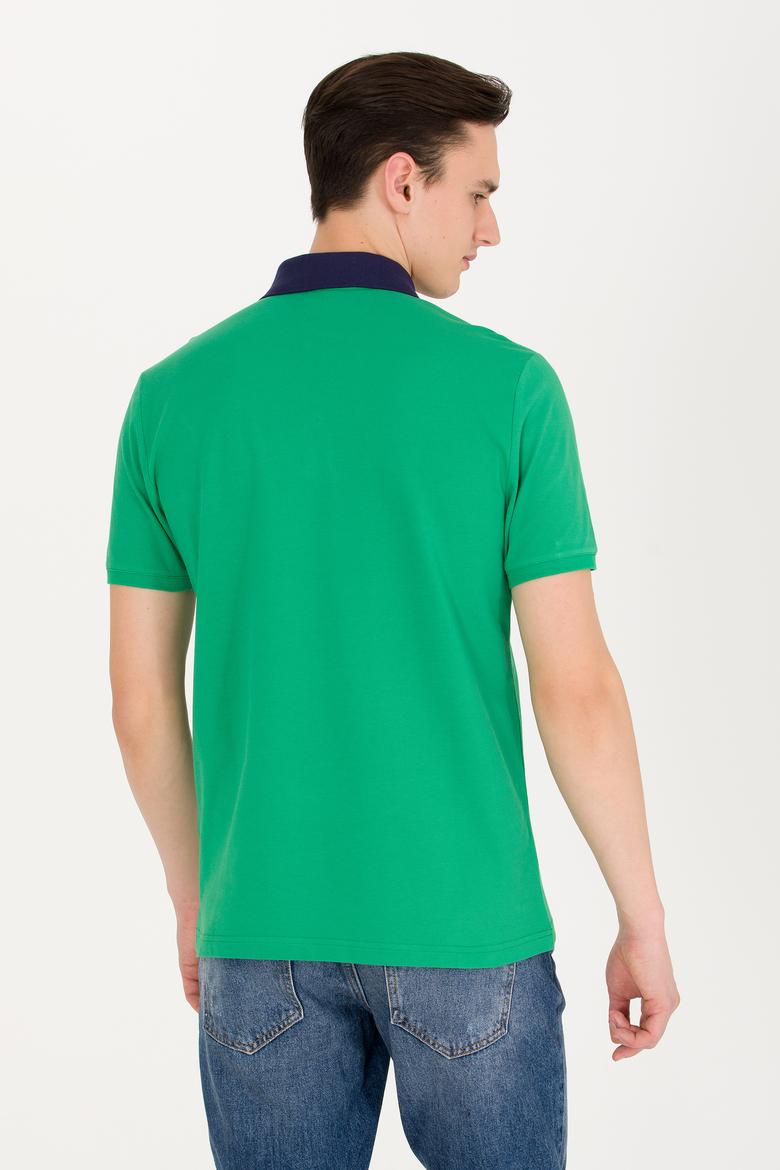 Erkek Yeşil Polo Yaka Tişört - 50264895059