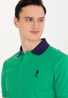 Erkek Yeşil Polo Yaka Tişört - 50264895059
