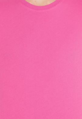 Erkek Pembe Basic Bisiklet Yaka Tişört - 50264916089