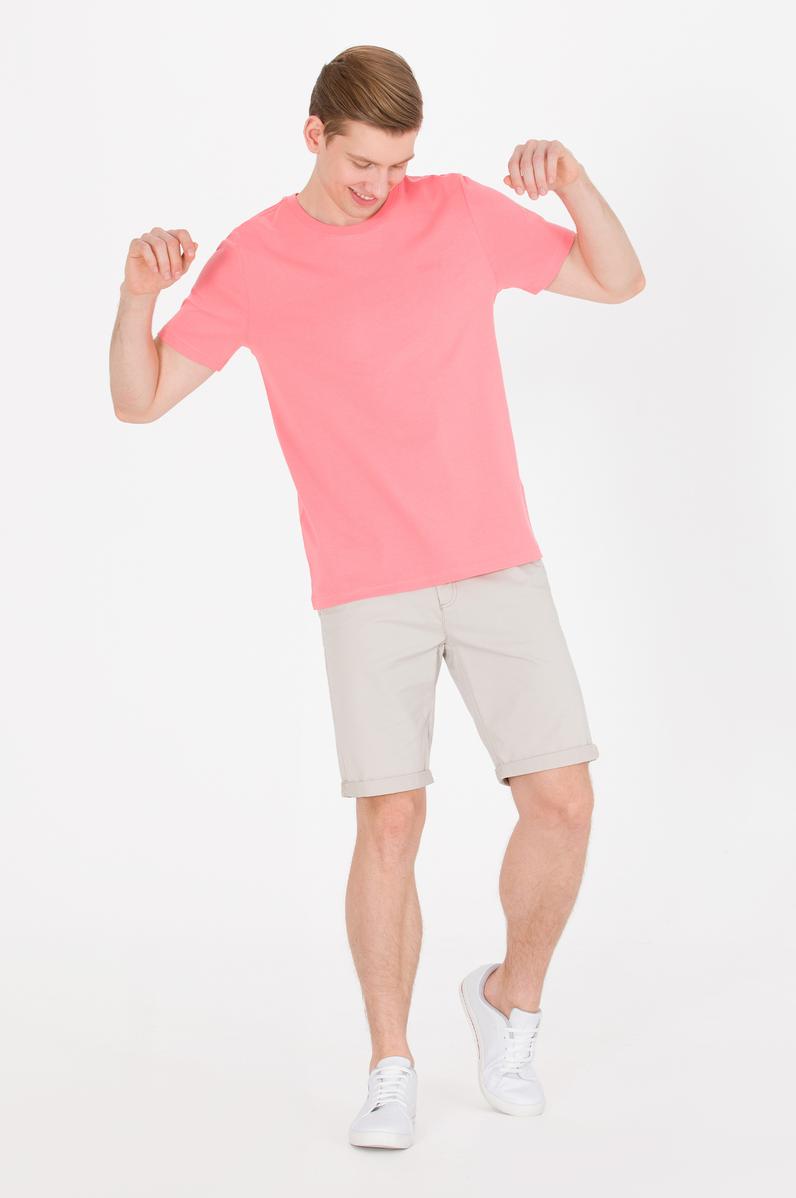 Erkek Somon Basic Bisiklet Yaka Tişört