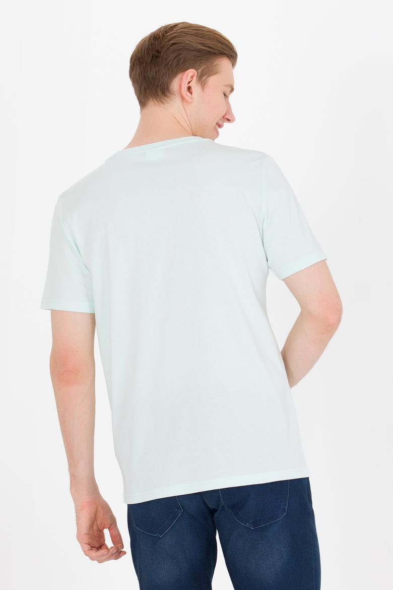 Erkek Nil Basic Bisiklet Yaka Tişört - 50264918148