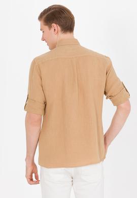 Erkek Camel Uzun Kollu Gömlek - 50267490016
