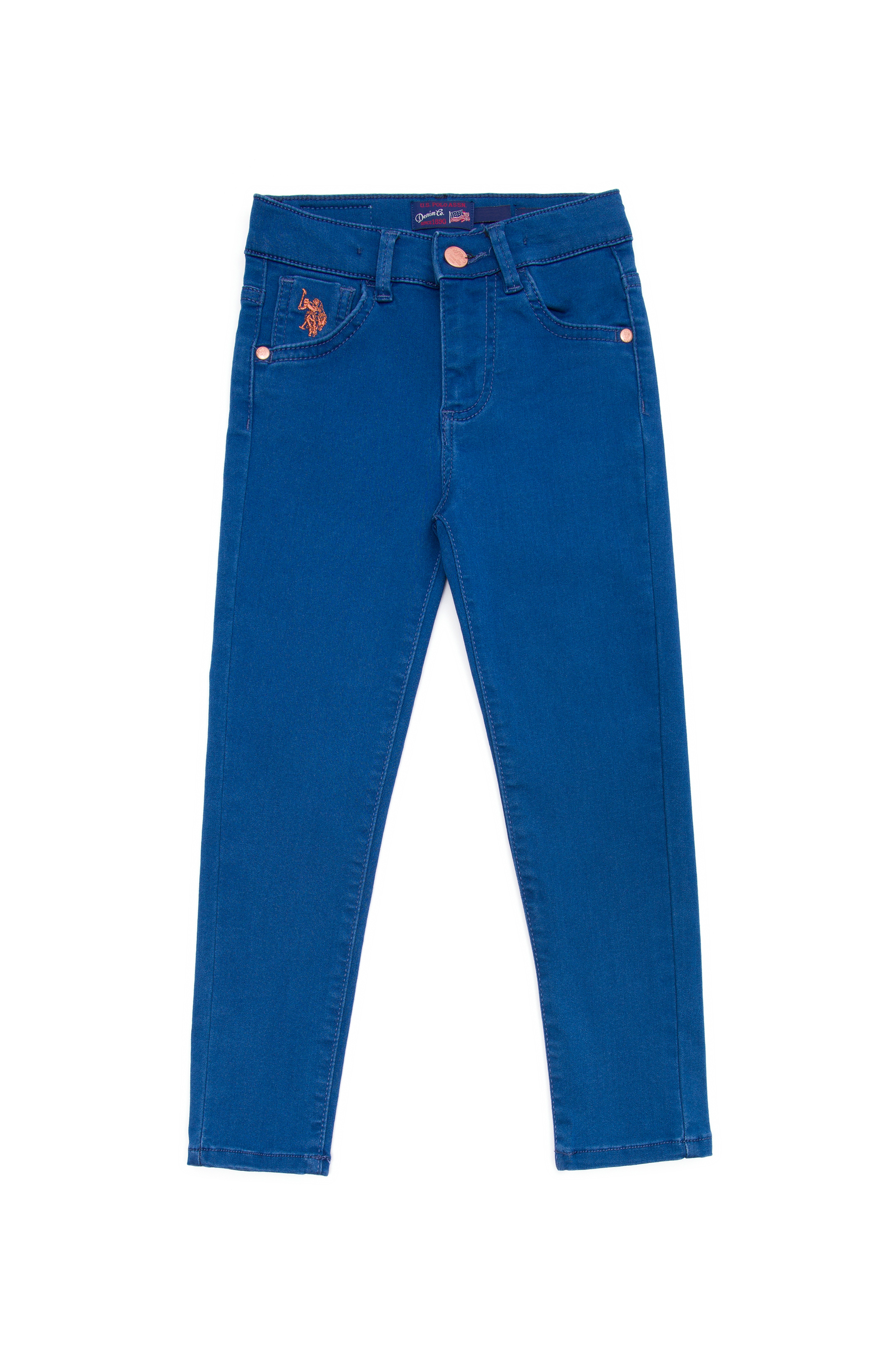 Kız Çocuk Açık Mavi Jean Pantolon - Image 3