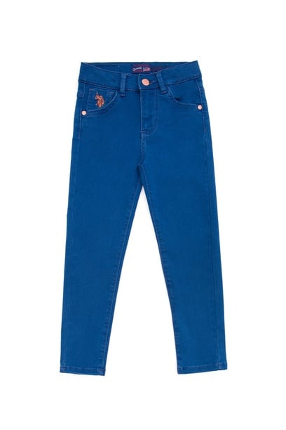 Kız Çocuk Açık Mavi Jean Pantolon