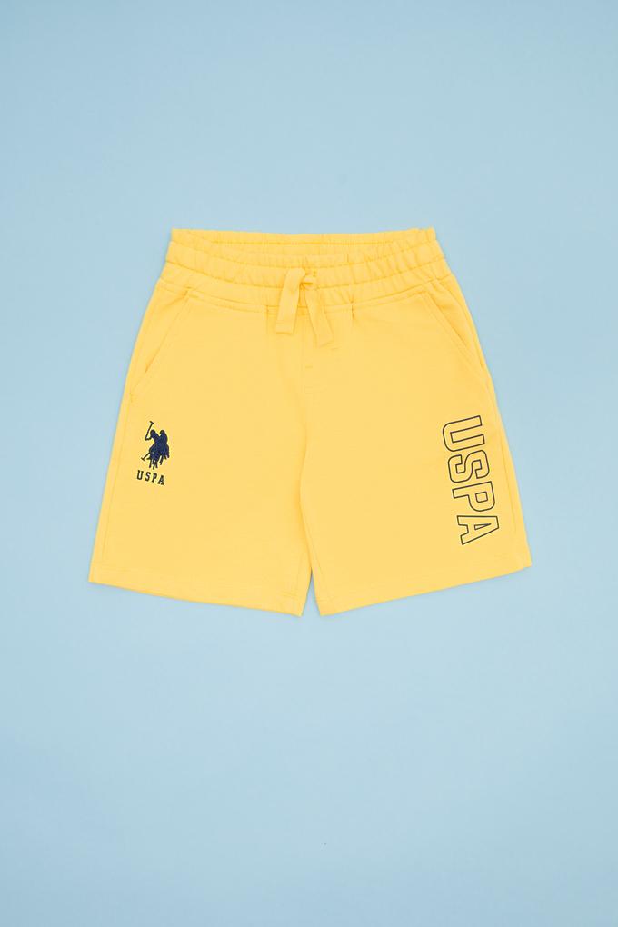 Çocuk Sarı Örme Şort