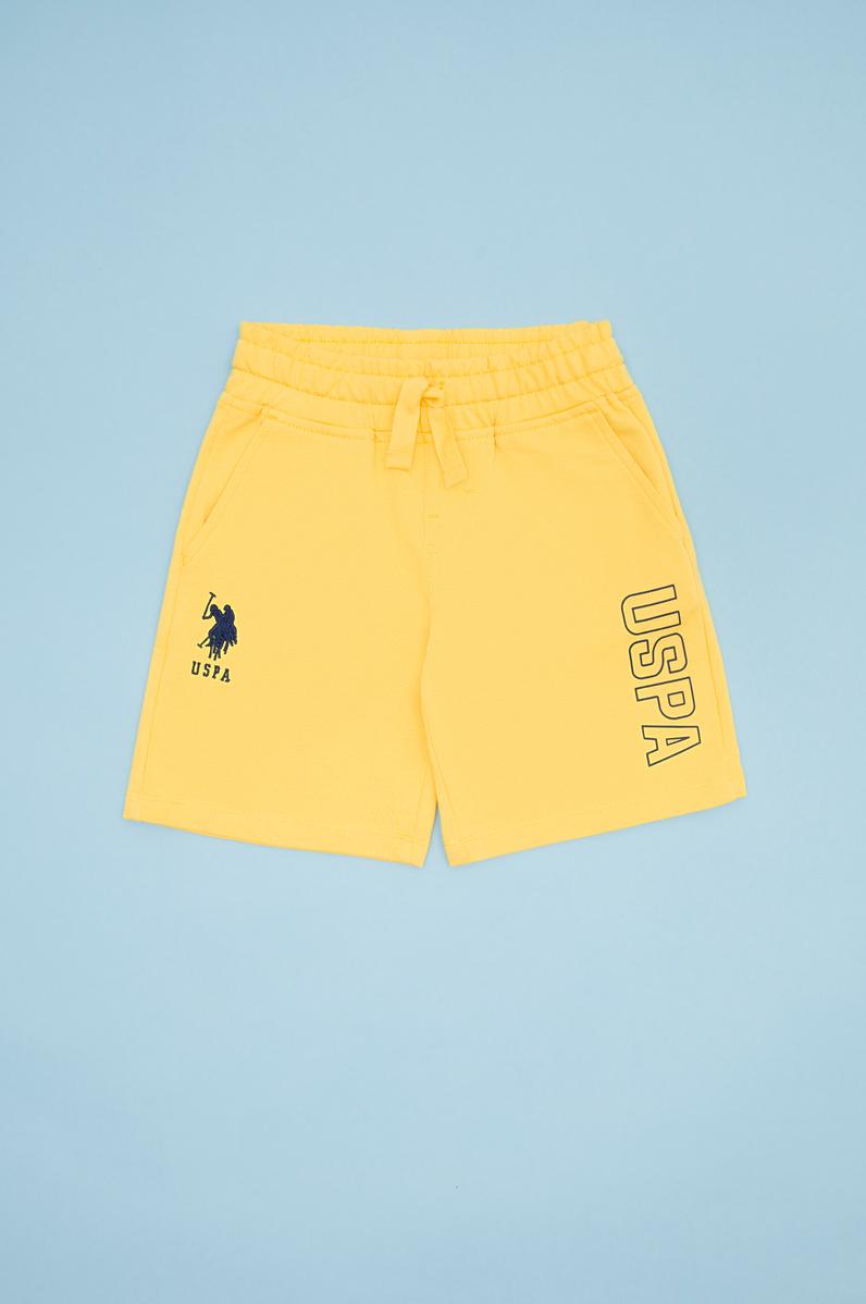 Çocuk Sarı Örme Şort