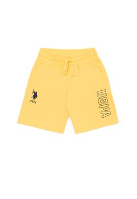 Çocuk Sarı Örme Şort - 50265960001
