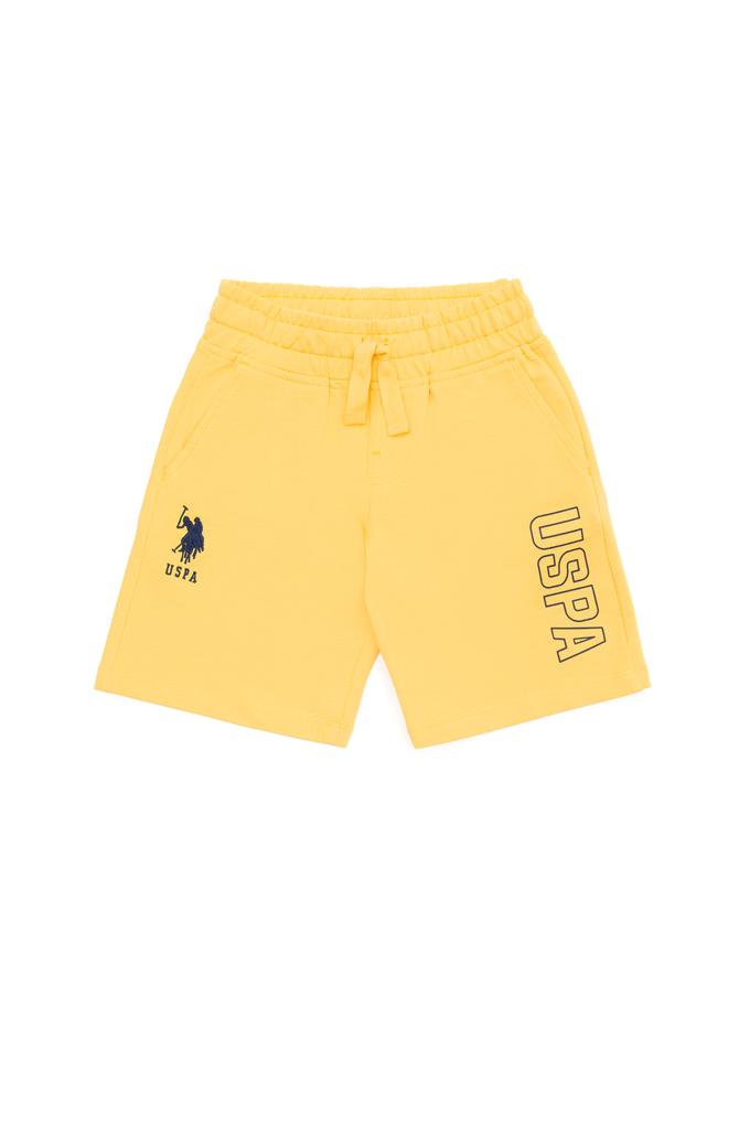 Çocuk Sarı Örme Şort