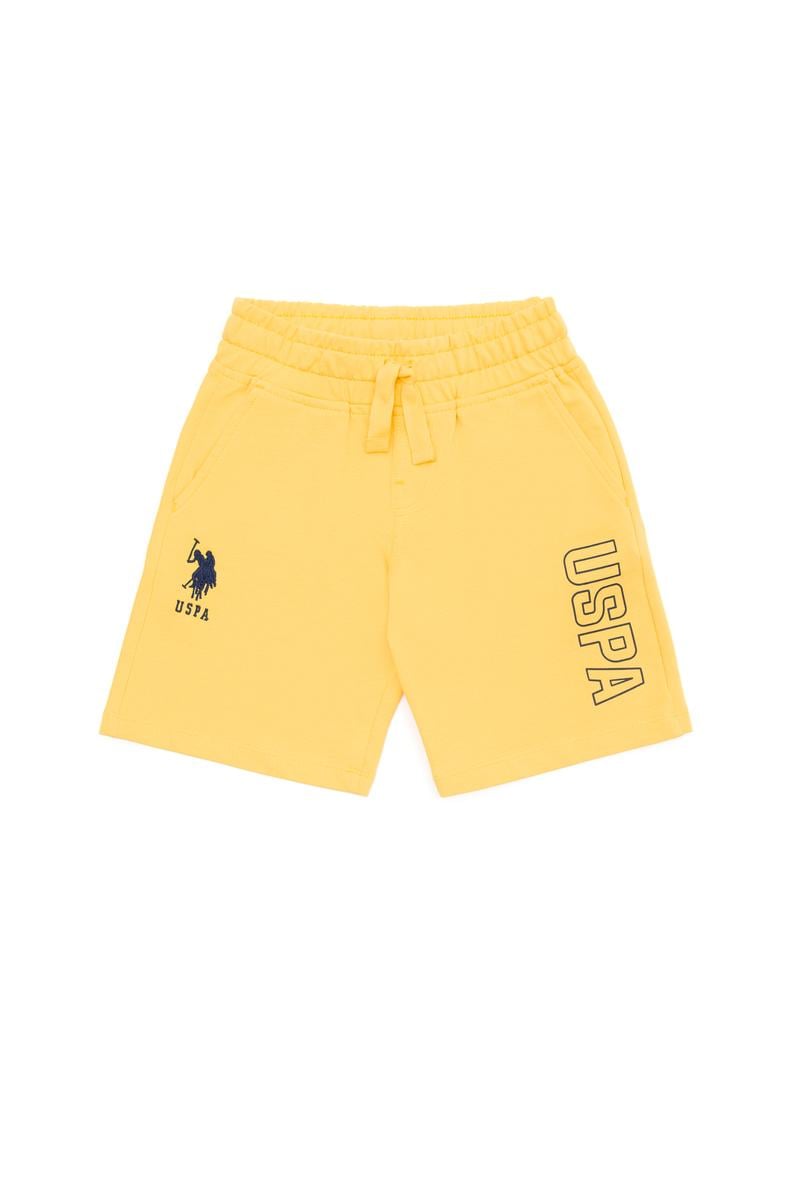Çocuk Sarı Örme Şort