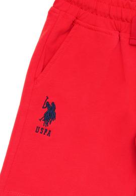 Çocuk Kırmızı Örme Şort - 50265960023