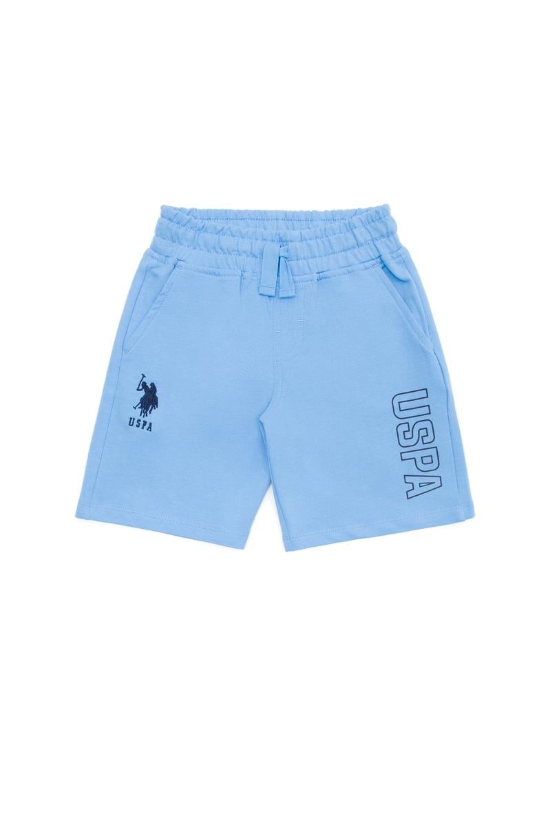 Çocuk Turkuaz Örme Şort