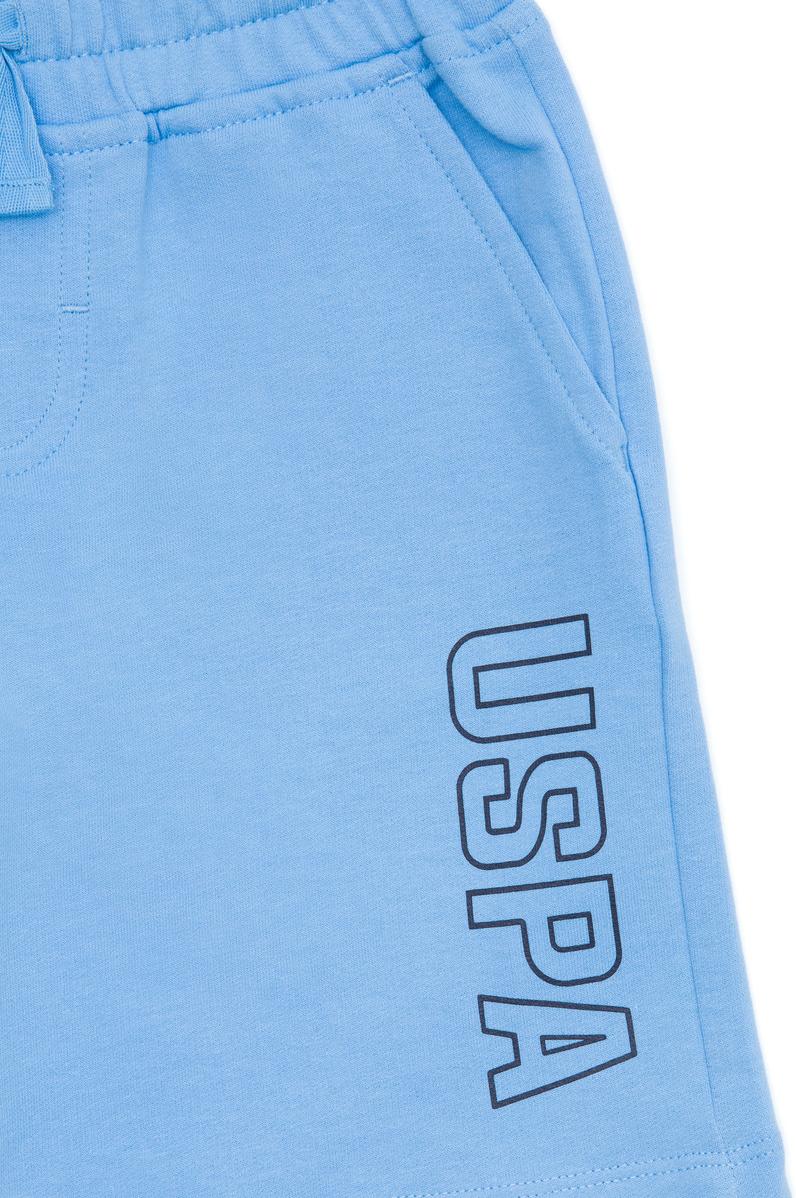 Çocuk Turkuaz Örme Şort