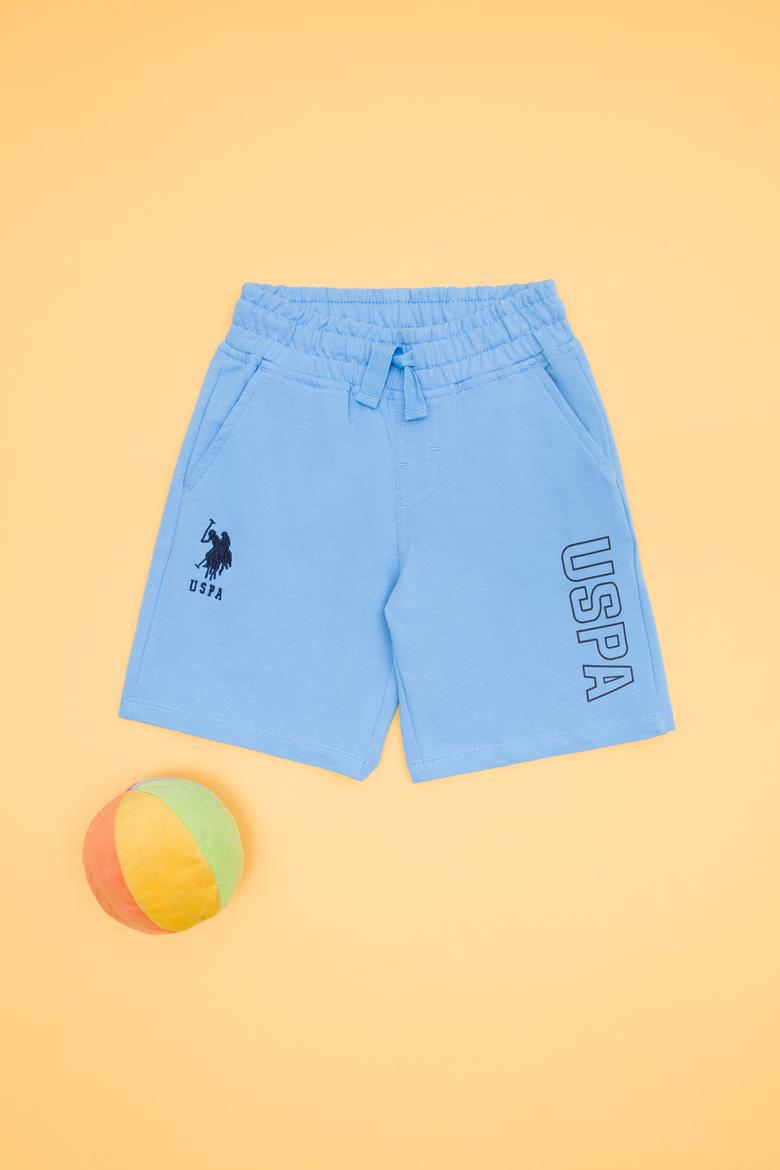 Çocuk Turkuaz Örme Şort