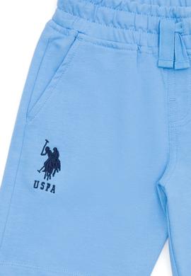 Çocuk Turkuaz Örme Şort - 50265960110