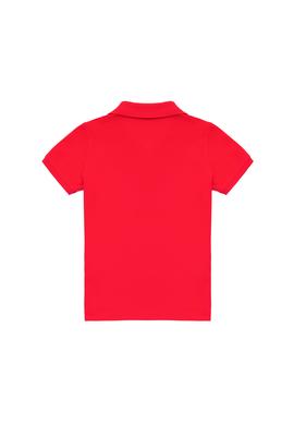 Erkek Çocuk Kırmızı Basic Polo Yaka Tişört - 50266041011