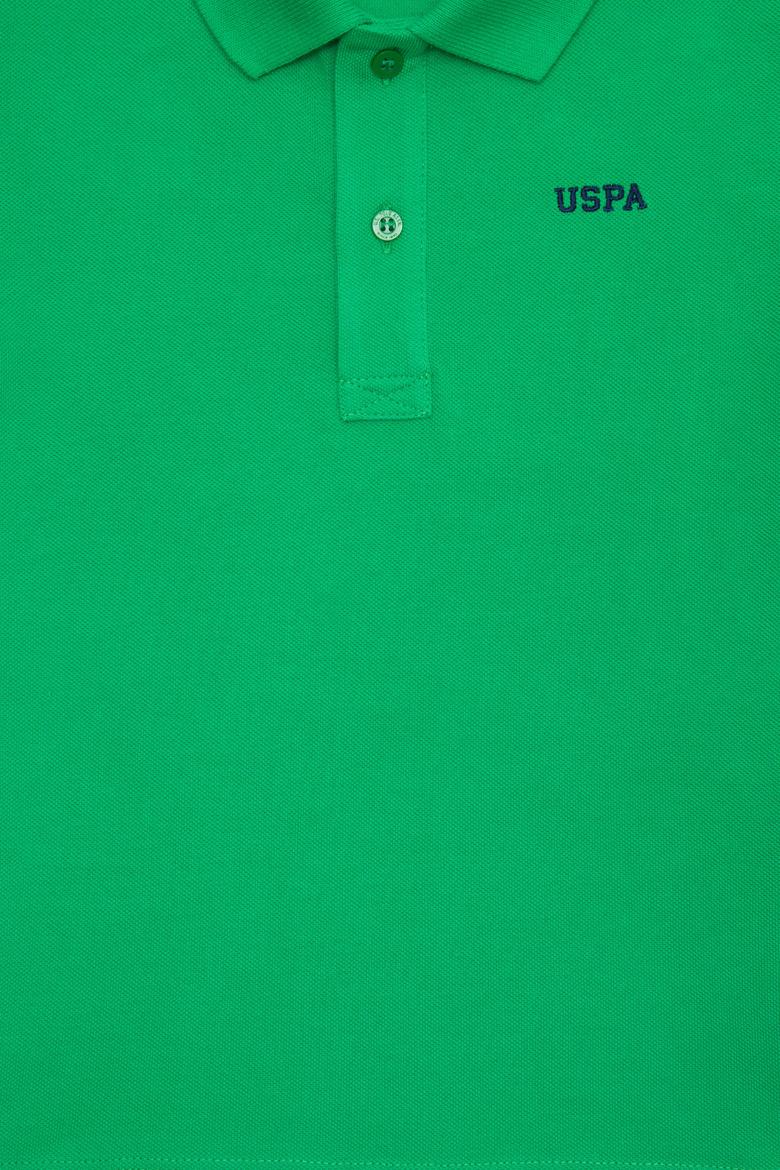 Erkek Çocuk Yeşil Basic Polo Yaka Tişört - 50266041061