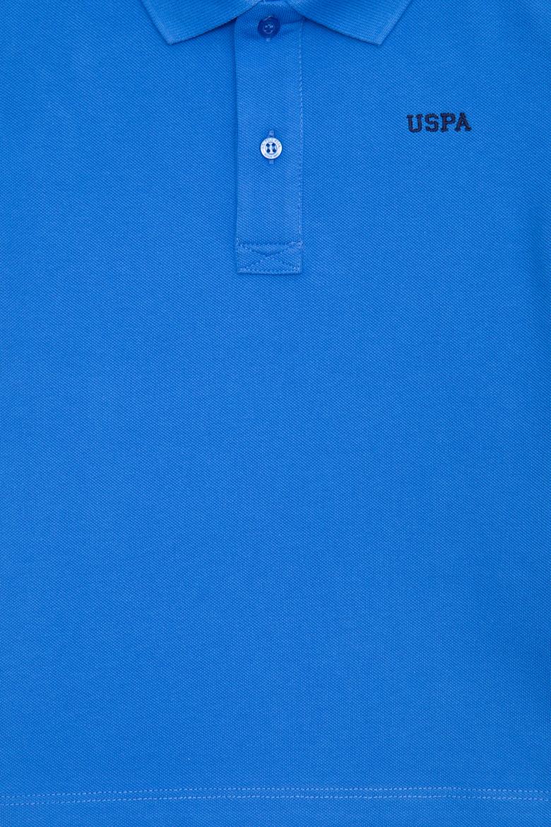 Erkek Çocuk Saks Basic Polo Yaka Tişört - 50266041067
