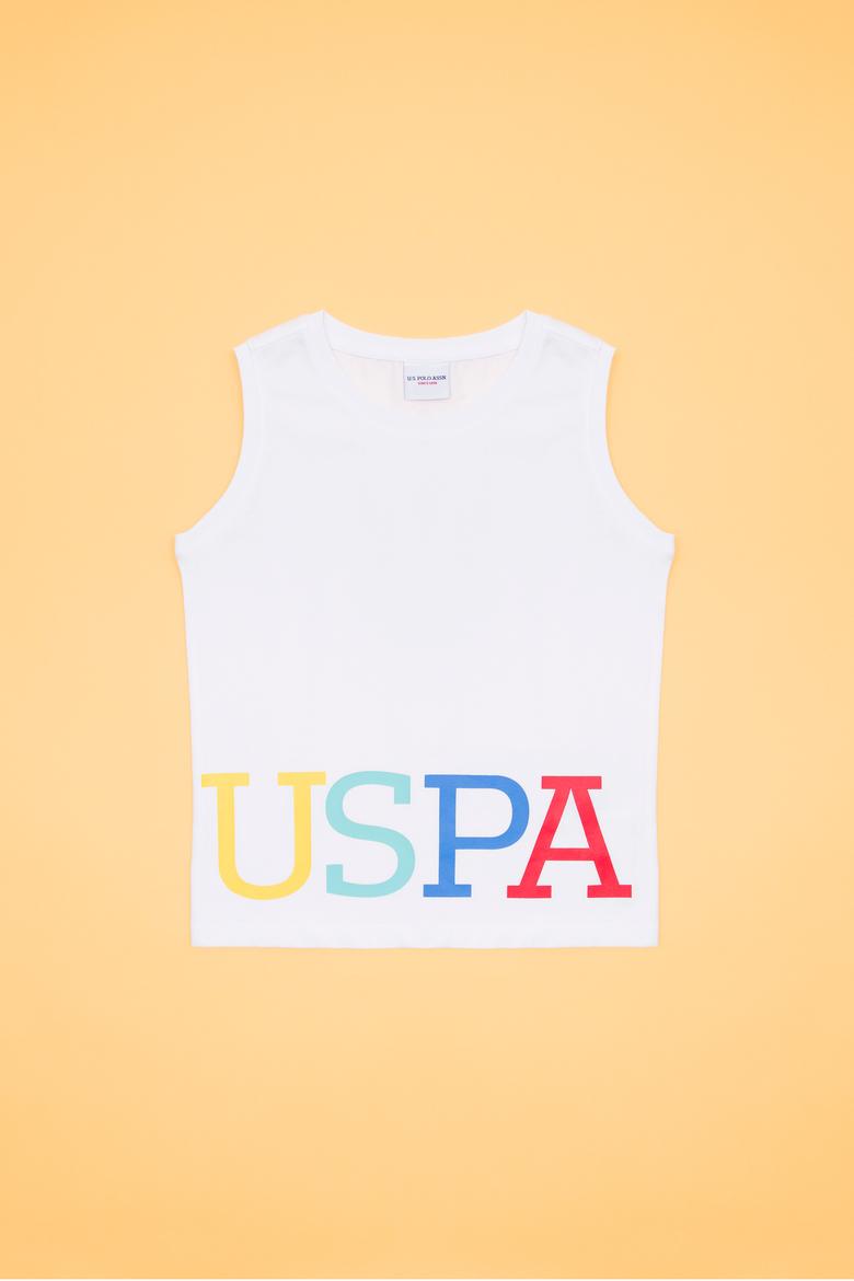 Çocuk Beyaz Atlet Tişört