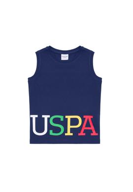 Çocuk Lacivert Atlet Tişört - 50266058018