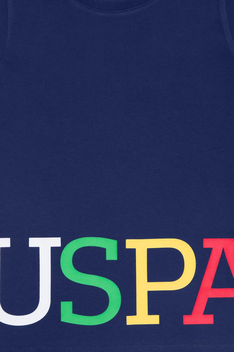 Çocuk Lacivert Atlet Tişört - 50266058018