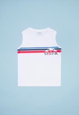 Çocuk Beyaz Atlet Tişört - 50266059004