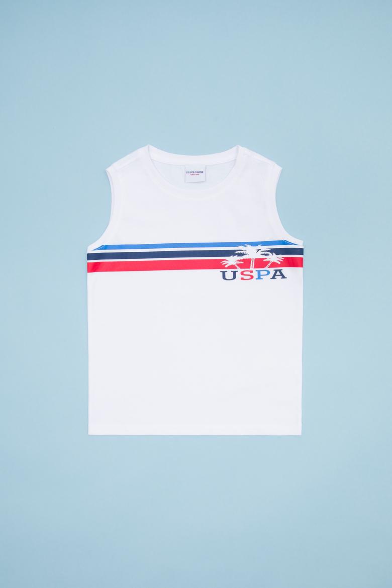 Çocuk Beyaz Atlet Tişört