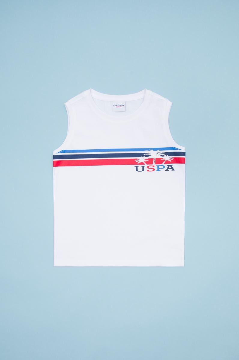 Çocuk Beyaz Atlet Tişört