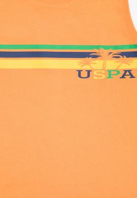 Çocuk Turuncu Atlet Tişört - 50266059013