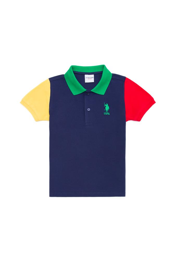 Erkek Çocuk Lacivert Polo Yaka Tişört