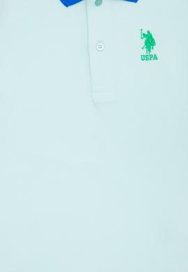 Erkek Çocuk Su Yeşili Polo Yaka Tişört - 50266065020