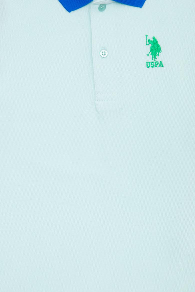 Erkek Çocuk Su Yeşili Polo Yaka Tişört - 50266065020