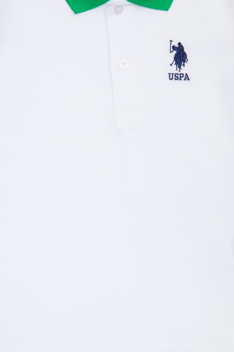 Erkek Çocuk Beyaz Polo Yaka Tişört - 50266065028