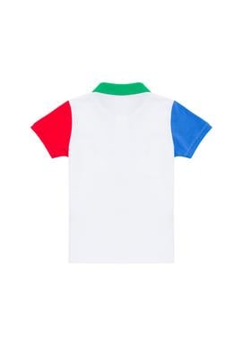 Erkek Çocuk Beyaz Polo Yaka Tişört - 50266065028