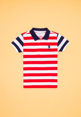 Erkek Çocuk Kırmızı Polo Yaka Tişört - 50266069012