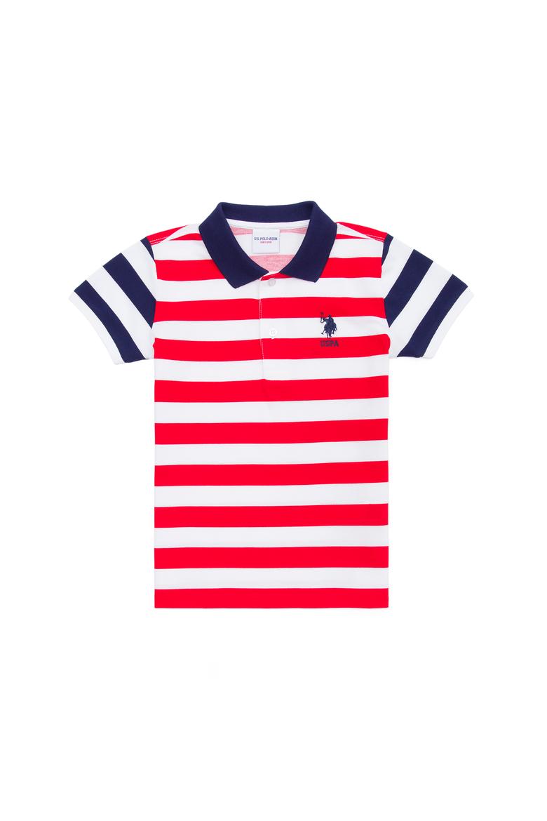 Erkek Çocuk Kırmızı Polo Yaka Tişört - 50266069012