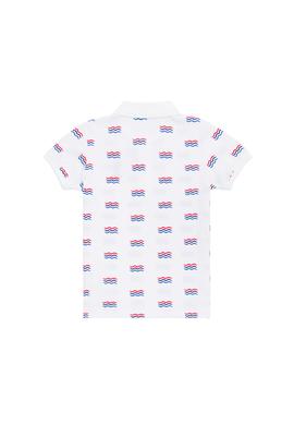 Erkek Çocuk Beyaz Polo Yaka Tişört - 50266077007