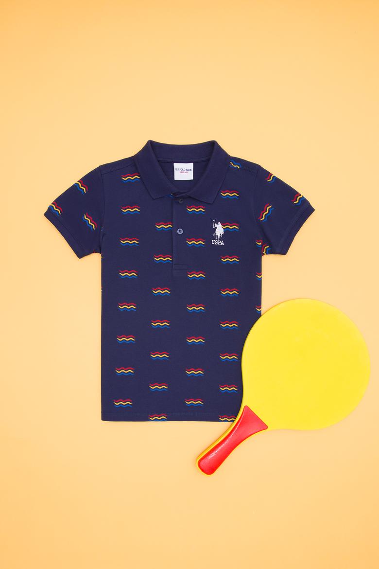 Erkek Çocuk Lacivert Polo Yaka Tişört