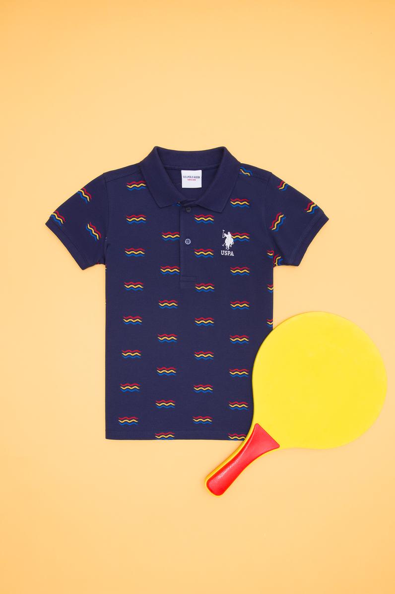 Erkek Çocuk Lacivert Polo Yaka Tişört