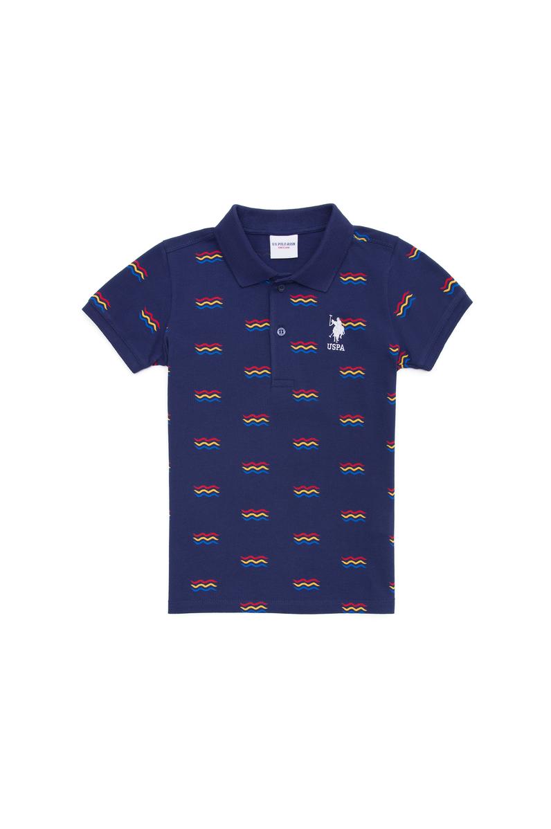 Erkek Çocuk Lacivert Polo Yaka Tişört