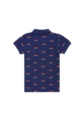 Erkek Çocuk Lacivert Polo Yaka Tişört - 50266077017