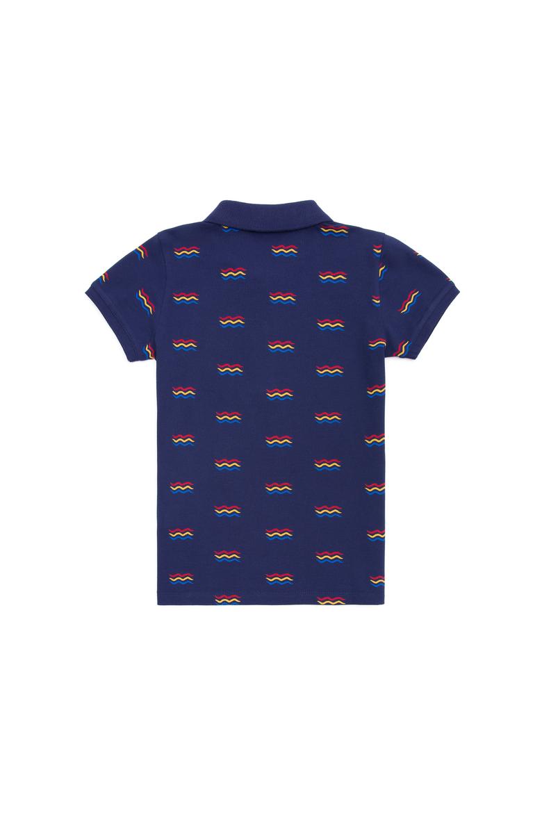 Erkek Çocuk Lacivert Polo Yaka Tişört - 50266077017