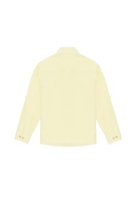 Erkek Çocuk Açık Sarı Uzun Kollu Gömlek - 50270487006