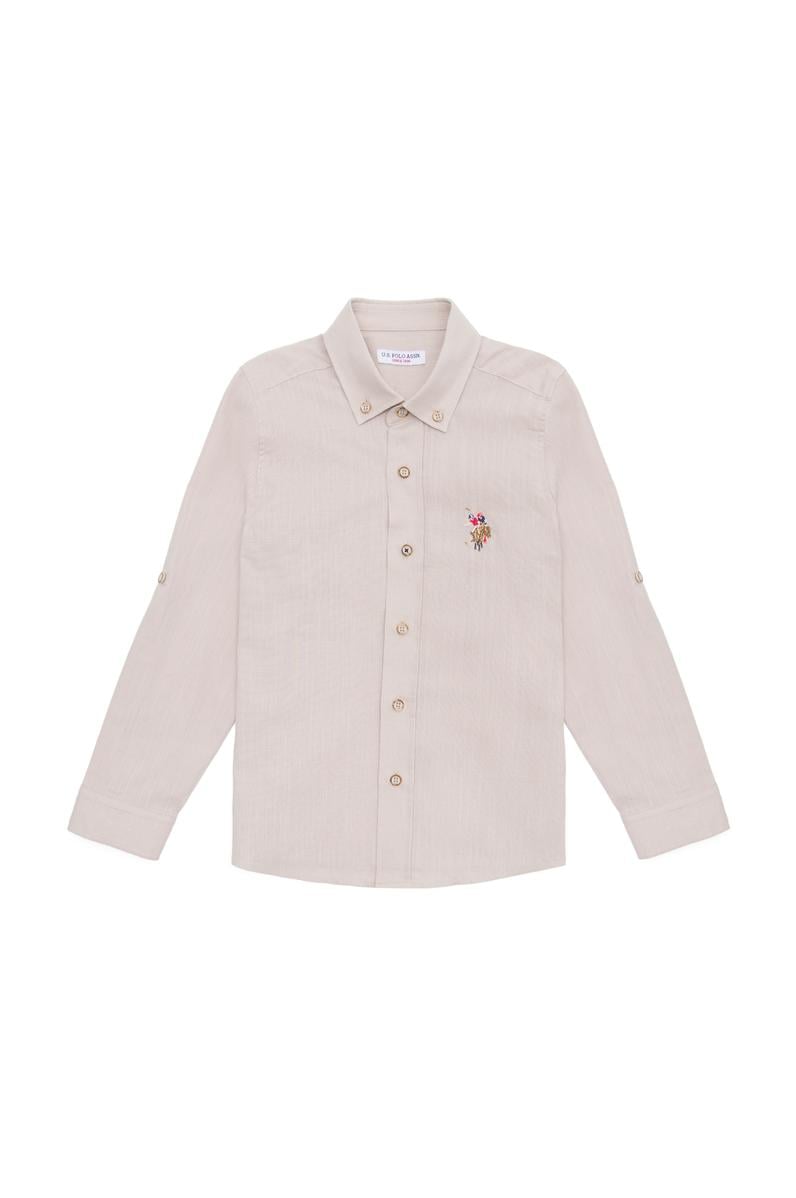 Erkek Çocuk Taş Uzun Kollu Gömlek